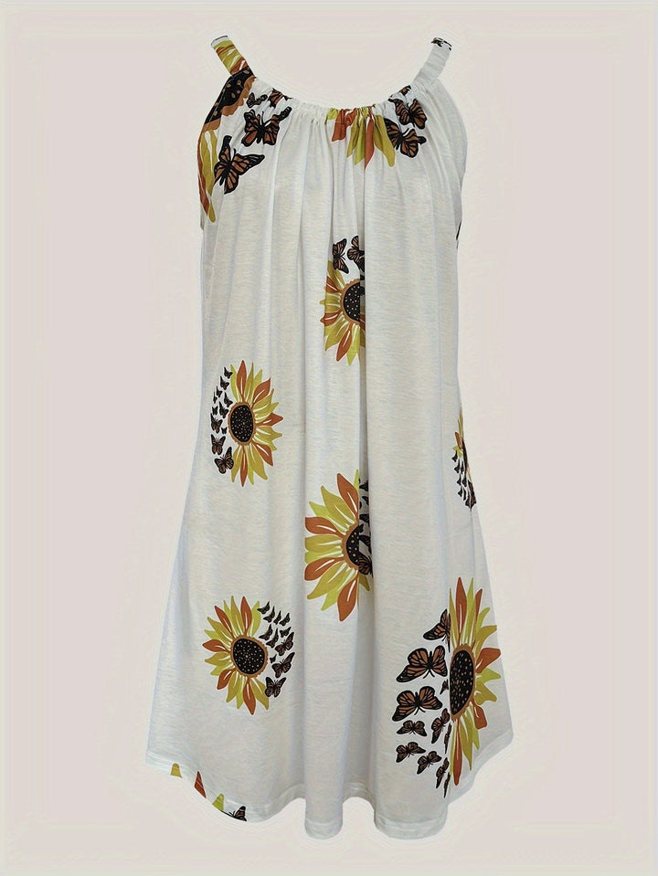 Rosell - Chic Sunflower Dress