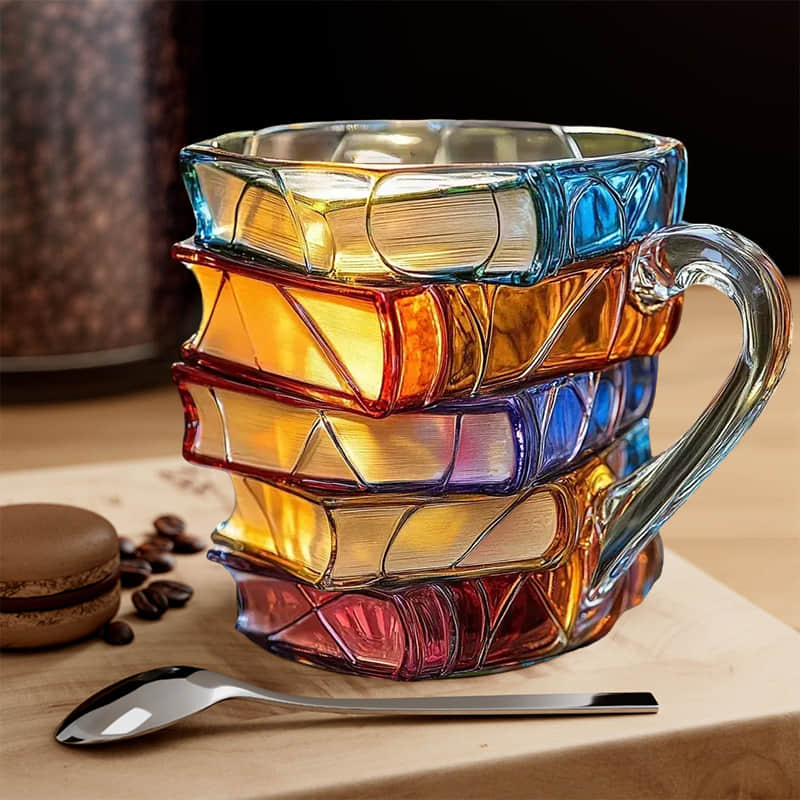 Unique Handmade 3D Lucky Mug for Reading Lovers