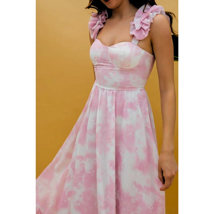 Lovia - Ruffled Midi Dress