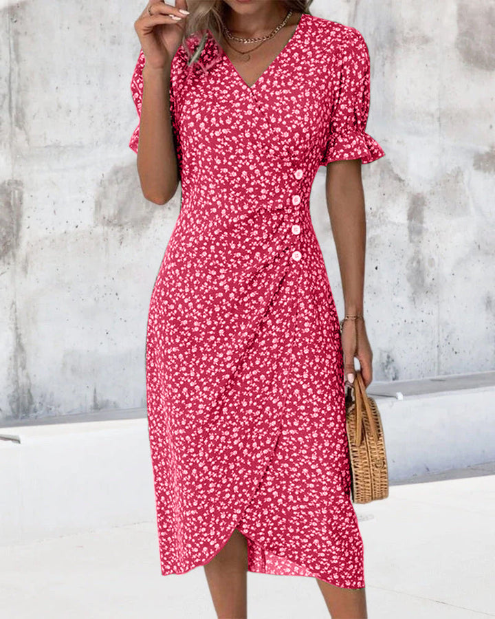 Paloma - Floral V-Neck Dress