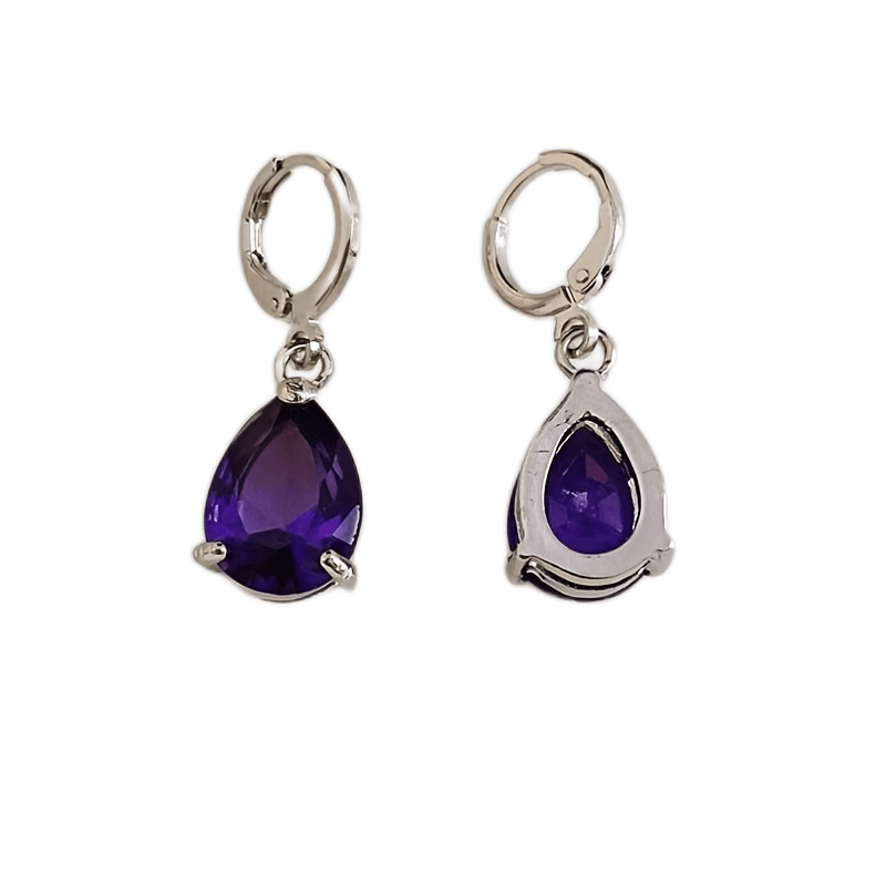 Zoey Amethyst Earrings