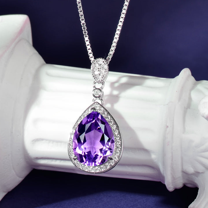 Emily Amethyst Necklace