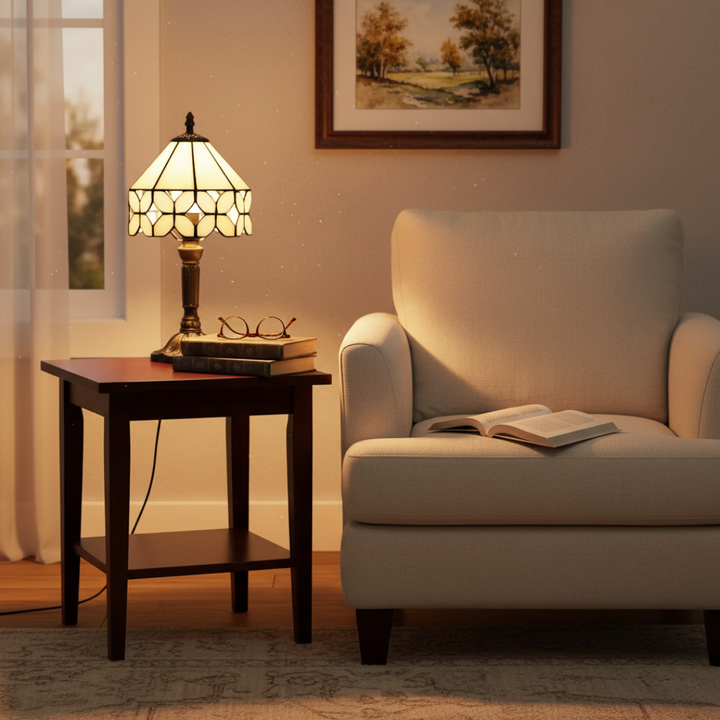 Old Baroque Style Lamp with LED