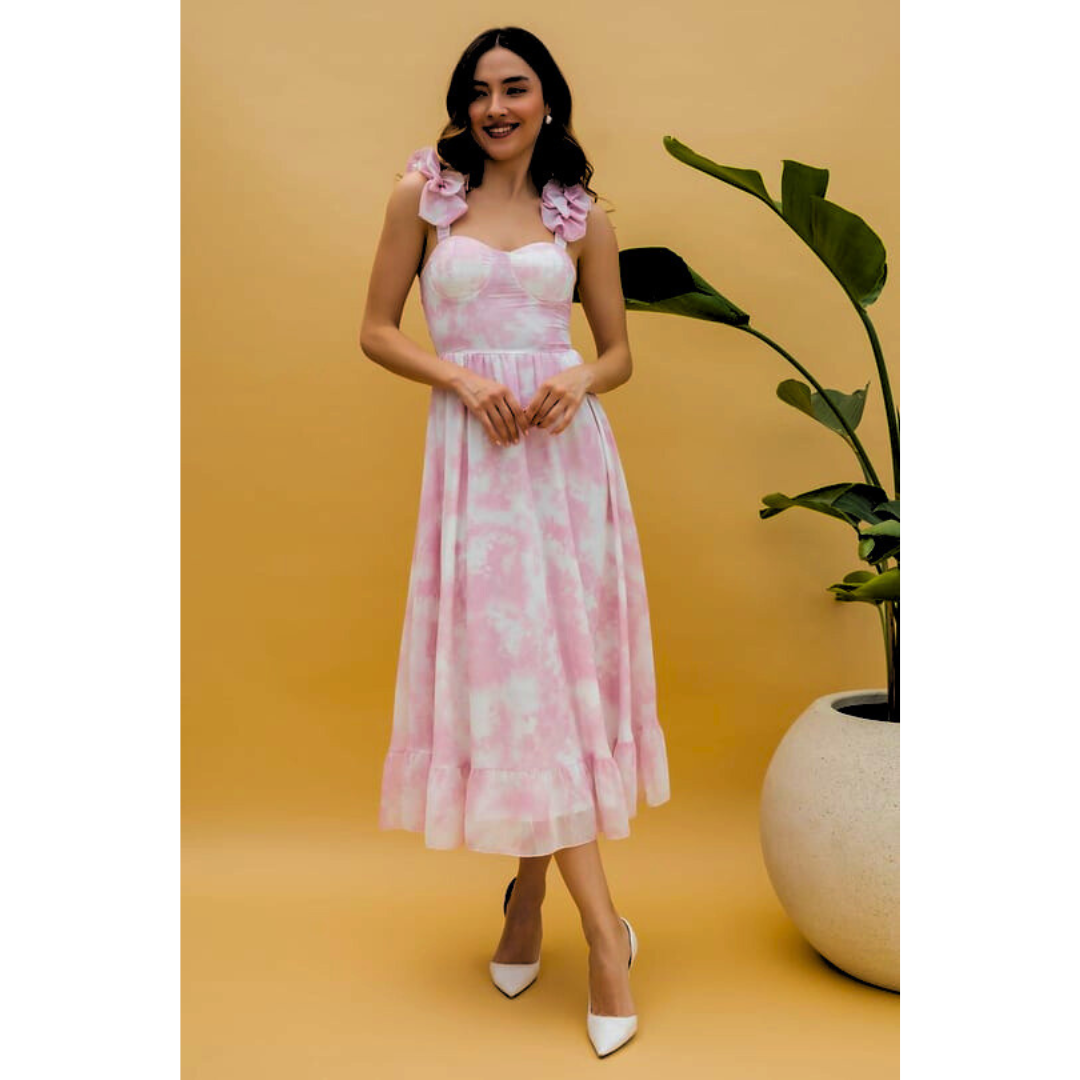 Lovia - Ruffled Midi Dress