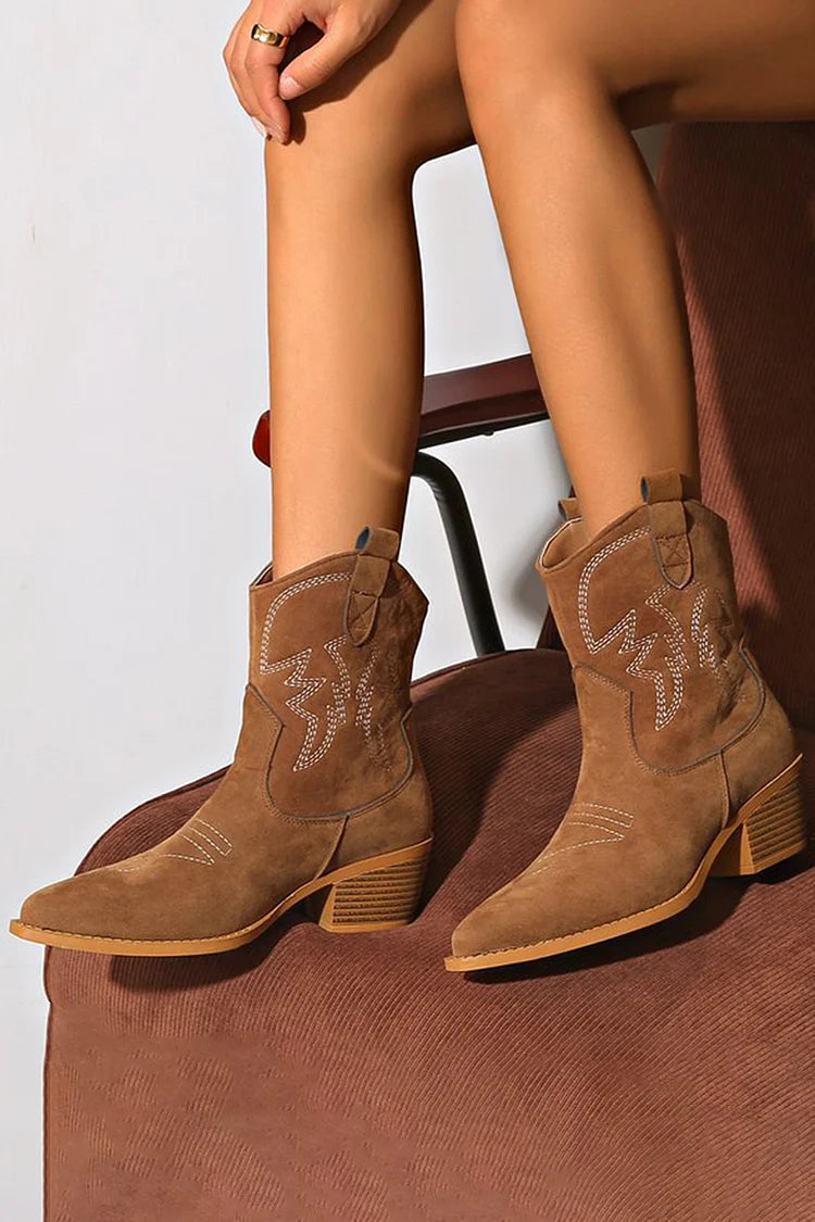 Louise - Western Boho Boots