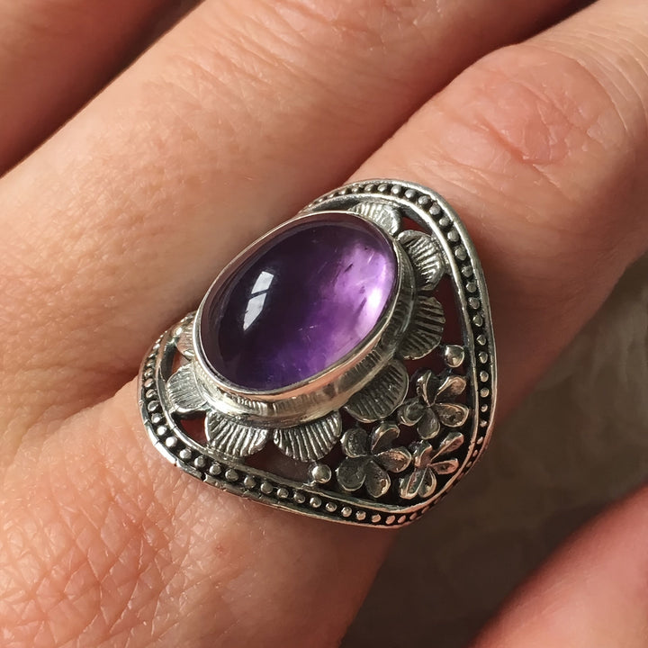Elizabeth Amethyst Ring