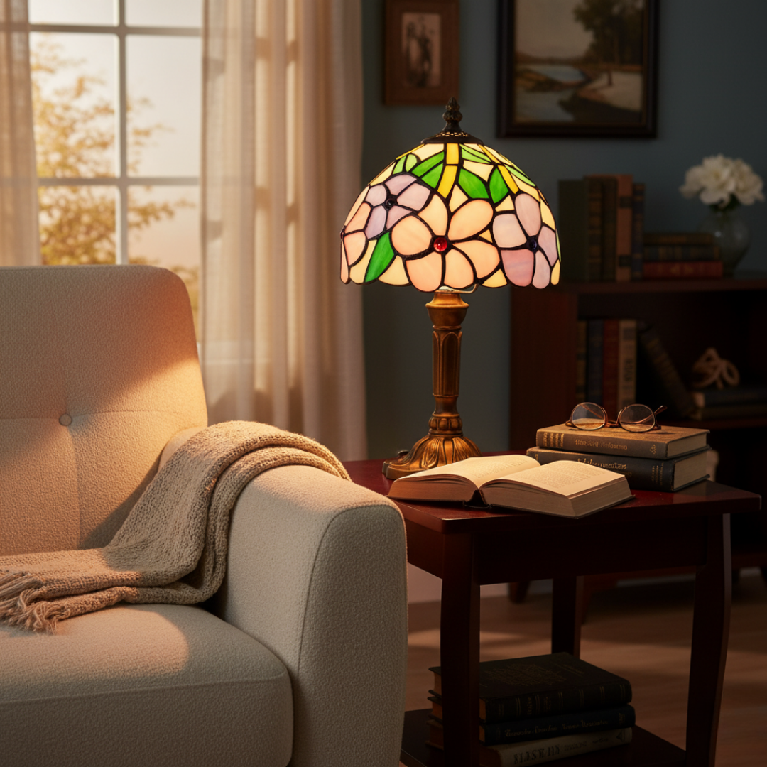 Baroque-Inspired LED Table Lamp