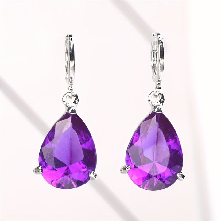 Zoey Amethyst Earrings