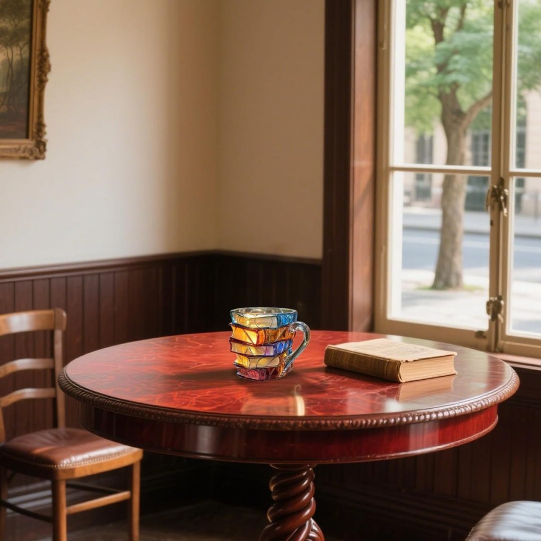 Unique Handmade 3D Lucky Mug for Reading Lovers