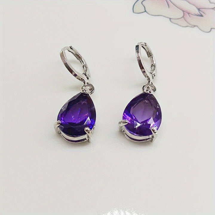 Zoey Amethyst Earrings