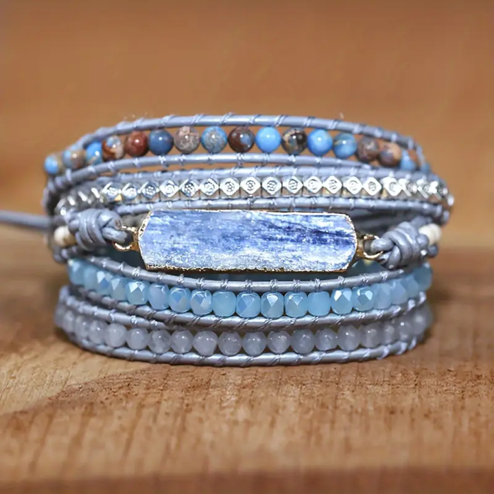 Blue Kyanite Clarity Wrap Bracelet