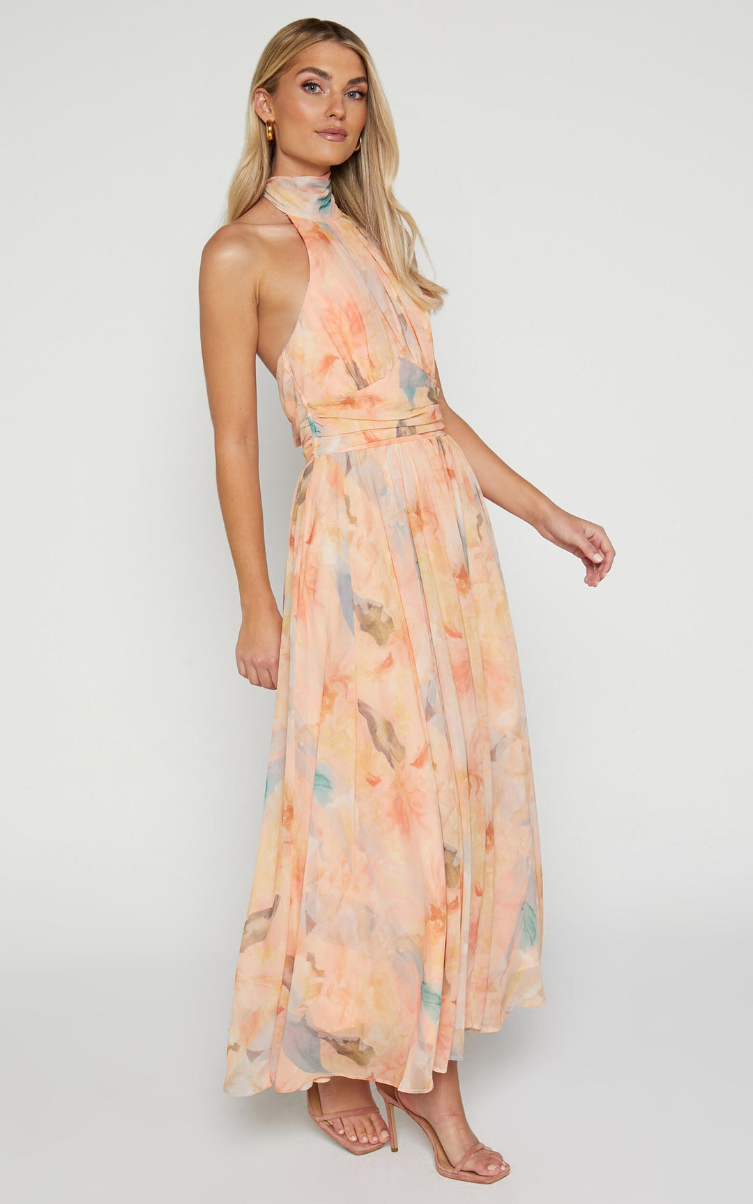 Naiara - Halterneck Maxi Dress