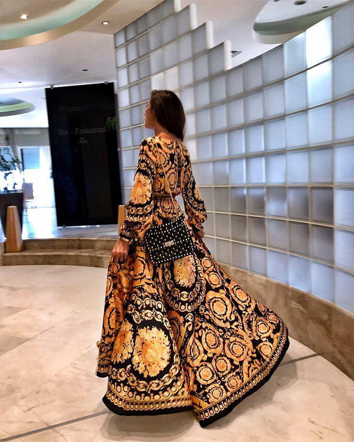 Faye - Boho Printed Dress