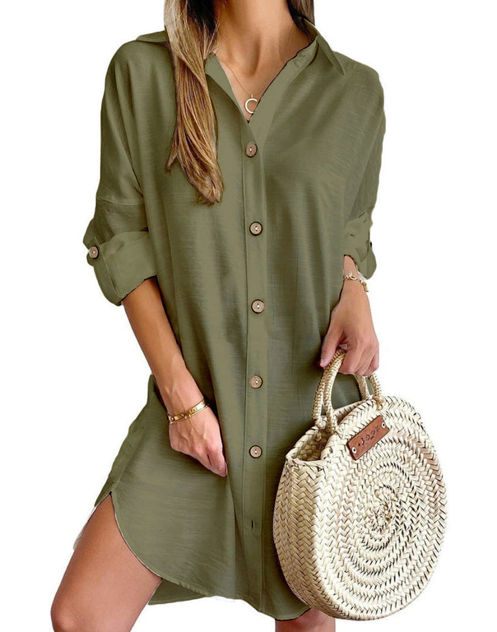 Catriona - Button-Up Shirt Dress