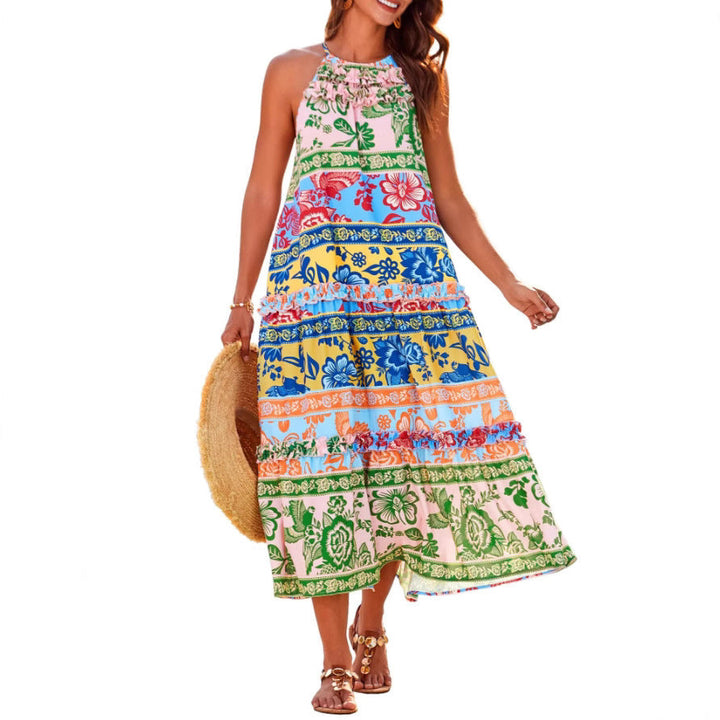 Nuria - Tropical Boho Dress