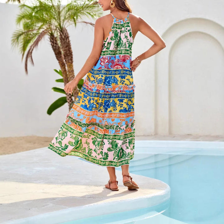 Nuria - Tropical Boho Dress