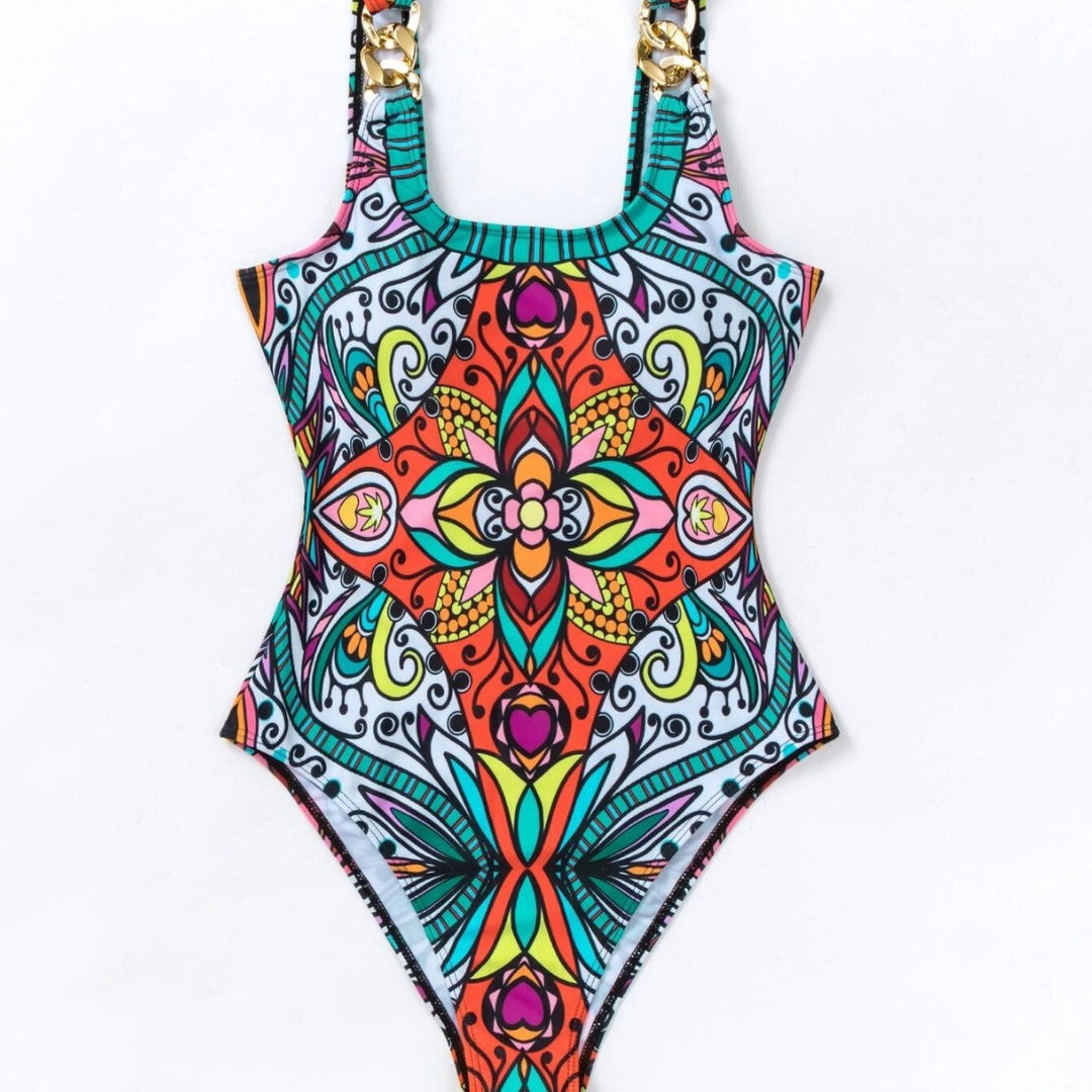Davina - Luxe Patterned Swimsuit
