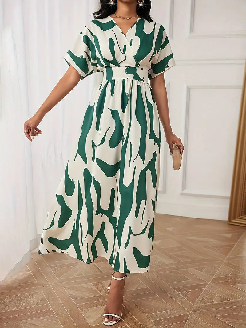 Bixie - Abstract Elegance Dress