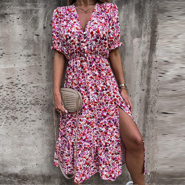 Alaina - Elegant Floral Dress