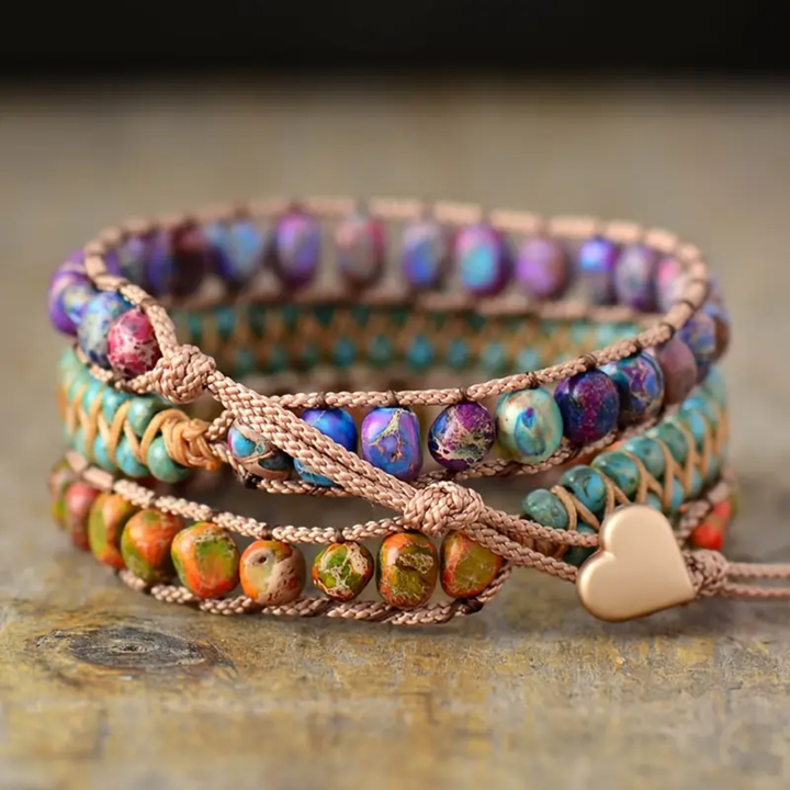 Rainbow Soul Heart Bracelet