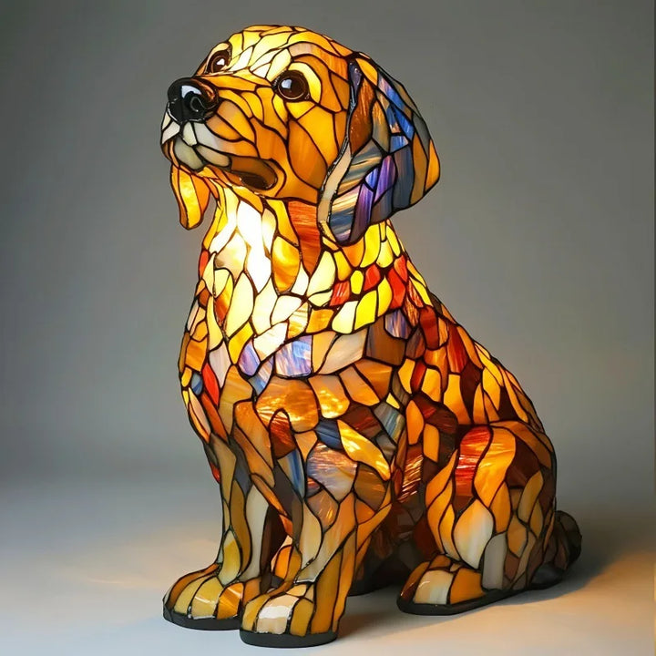 Spiritual Lys Golden Retriever Figurine