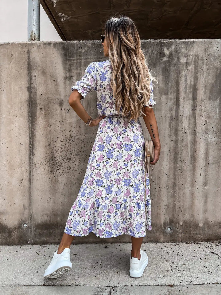 Alaina - Elegant Floral Dress