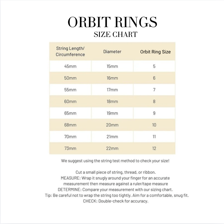 Lunar & Onyx Orbit rings