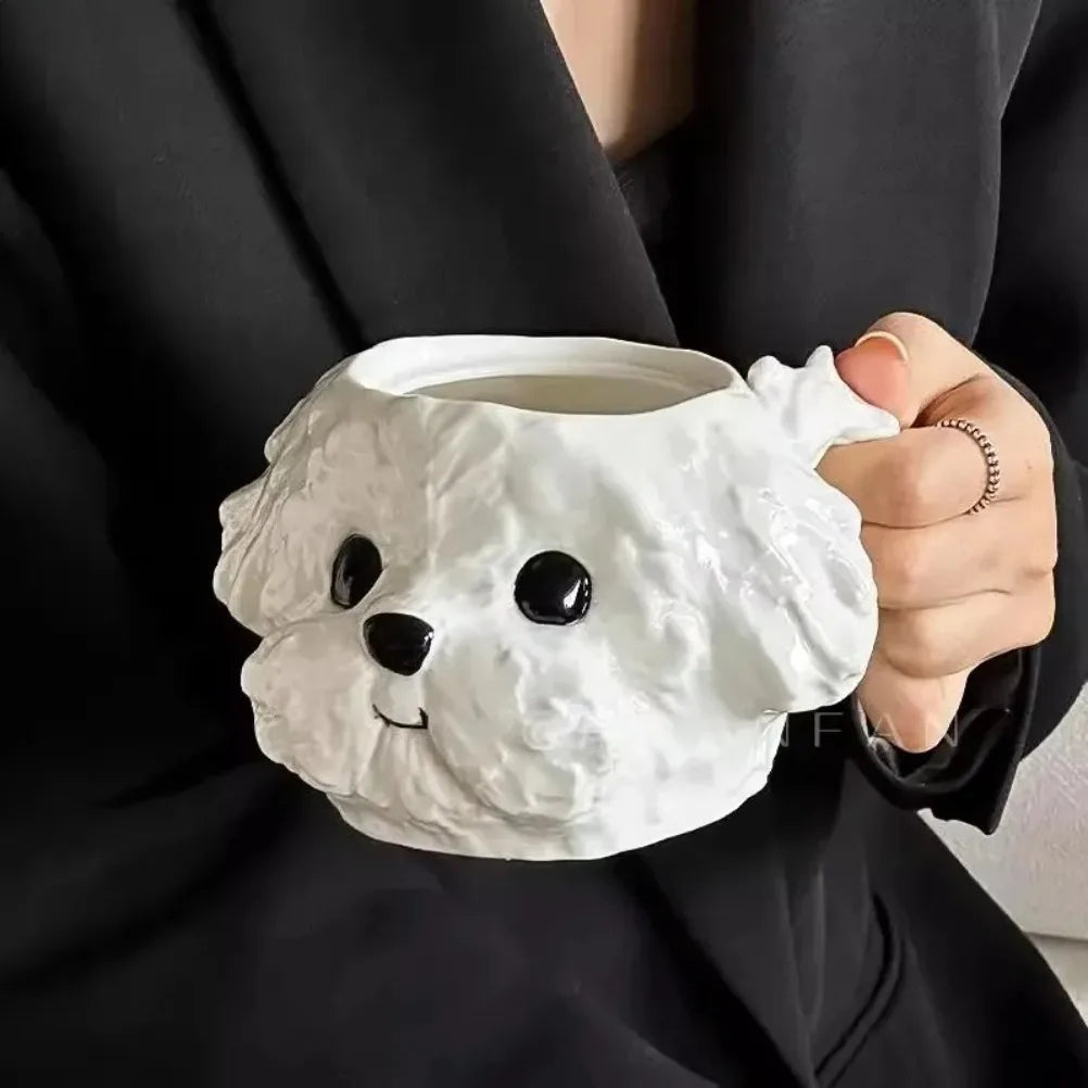 Ceramic Fluffy Puppy Mug – Special Edition