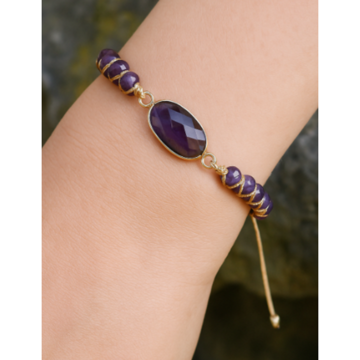 Abigail Amethyst Bracelet