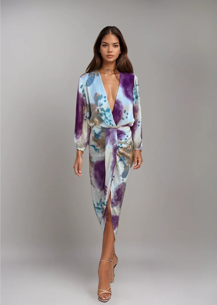 Orielle - Elegant Tie Dye Dress