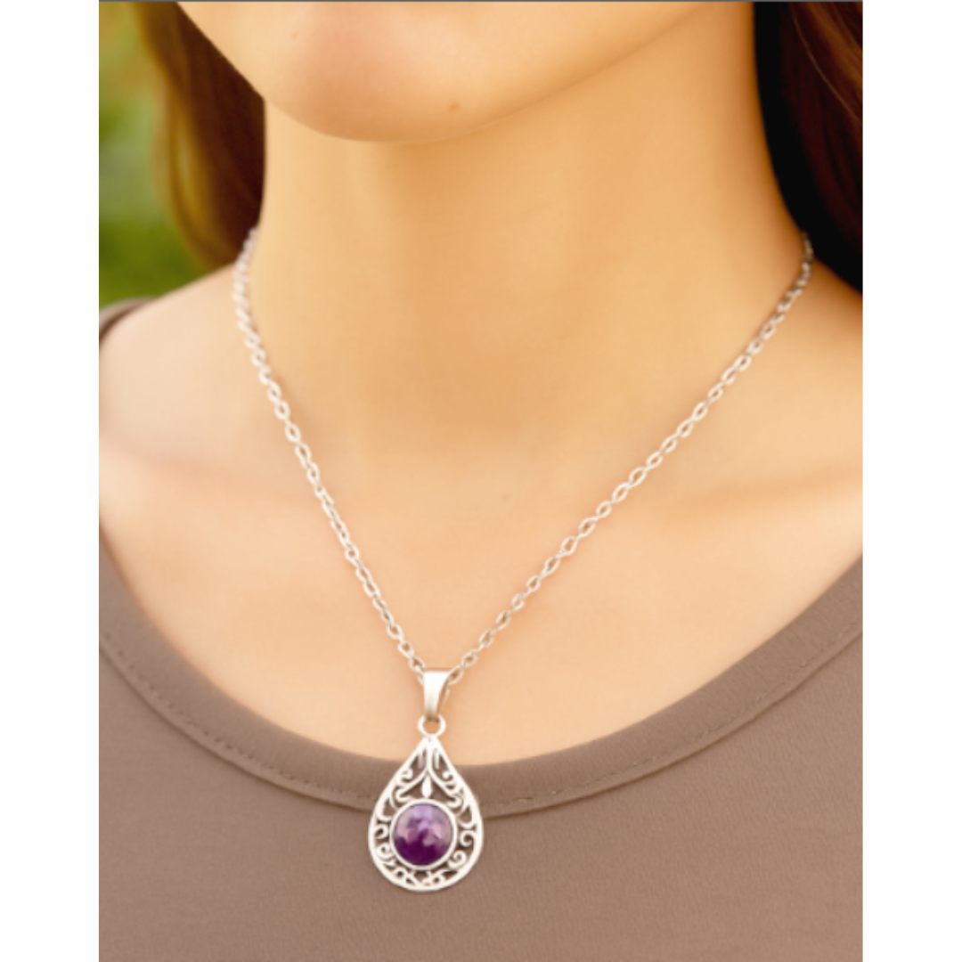 Avery Amethyst Necklace
