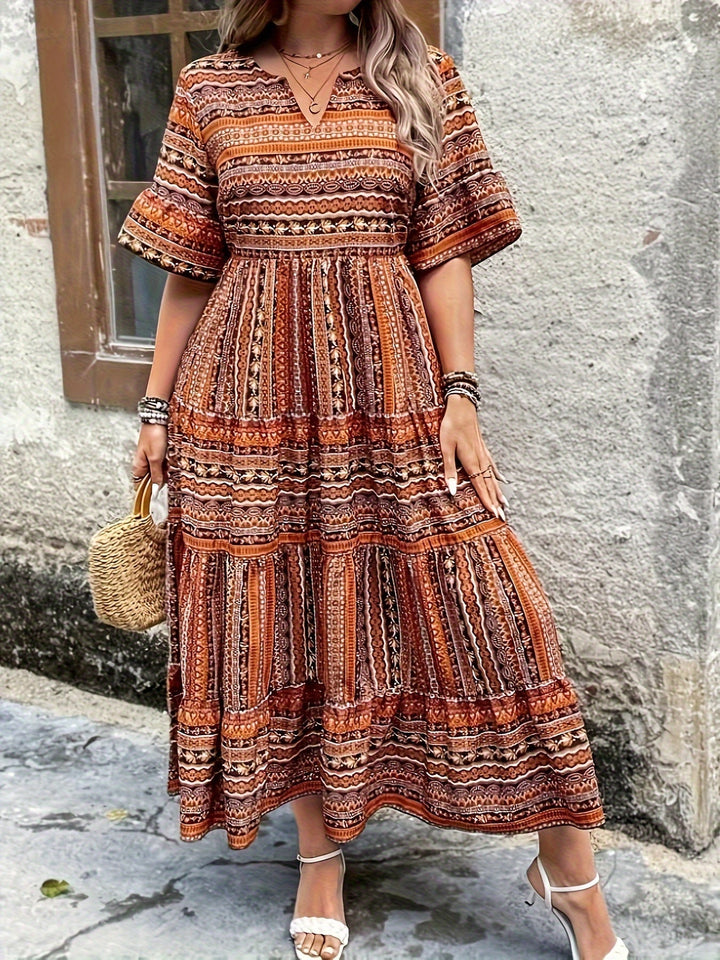 Joraine - Ethnic Flowy Dress