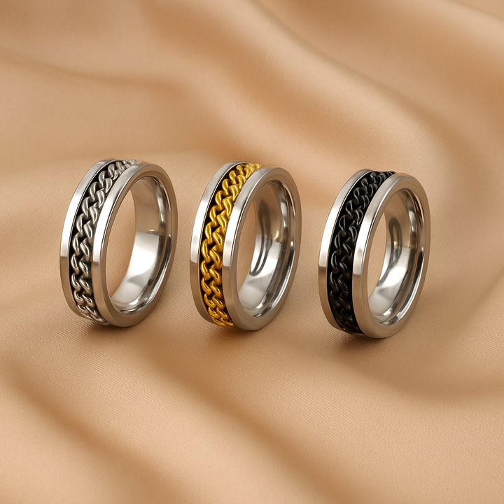 Cuban Link Rings Bundle
