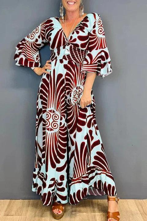 Delara - Classy Printed Jumpsuit