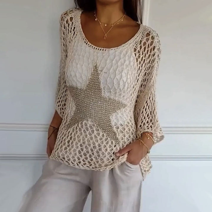 Zabrina - Starry Knit Top